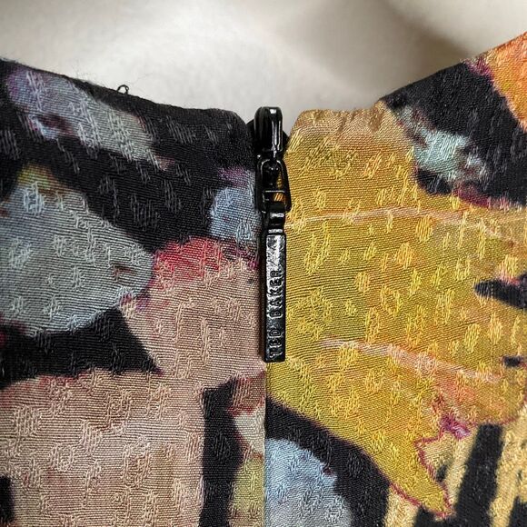 Ted Baker Abstract Print Pleated Neck Jumpsuit - Picture 11 of 11